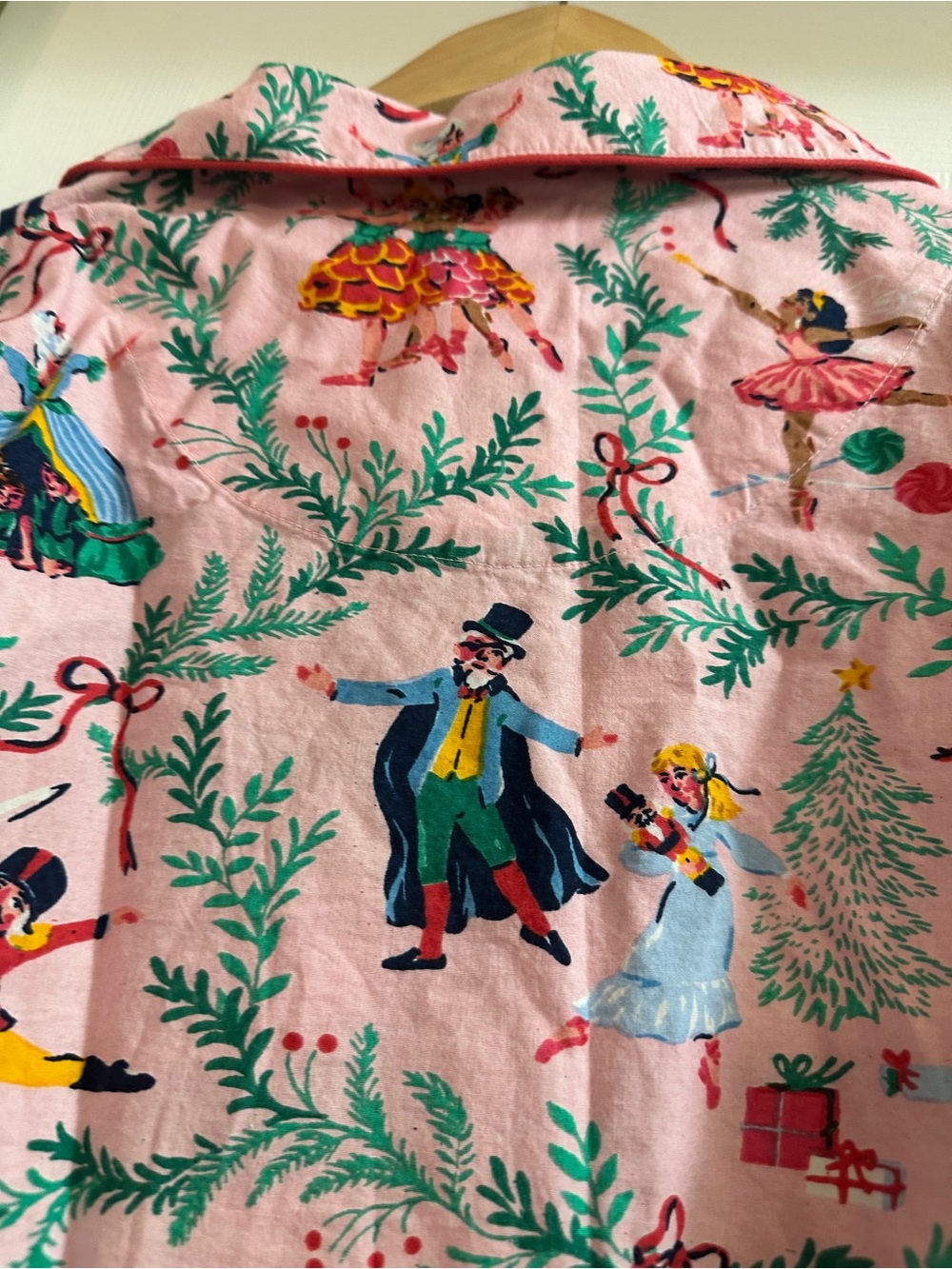Printfresh 100% cotton Nutcracker Dreams Long Sleeve Pajama Set Top & Bottom - Picture 11 of 16